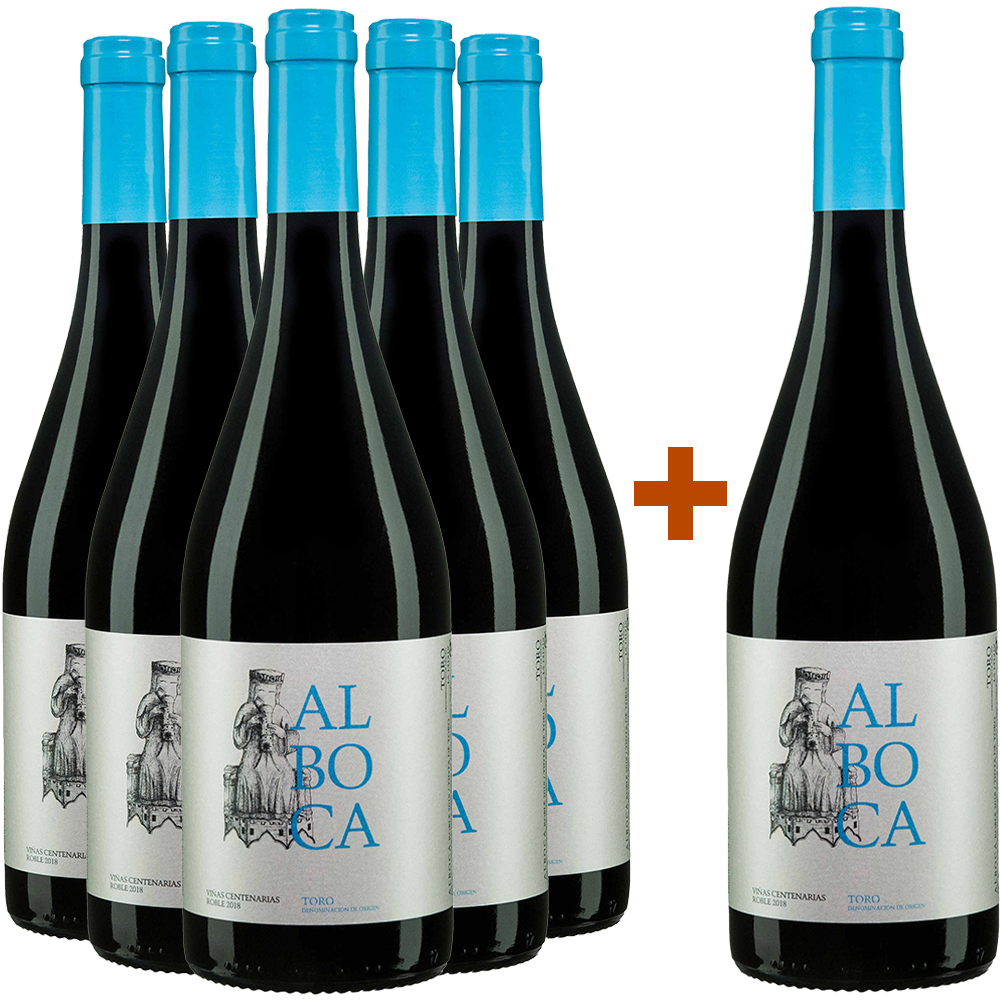 Aktionspaket 5+1 Alboca Roble Toro DO