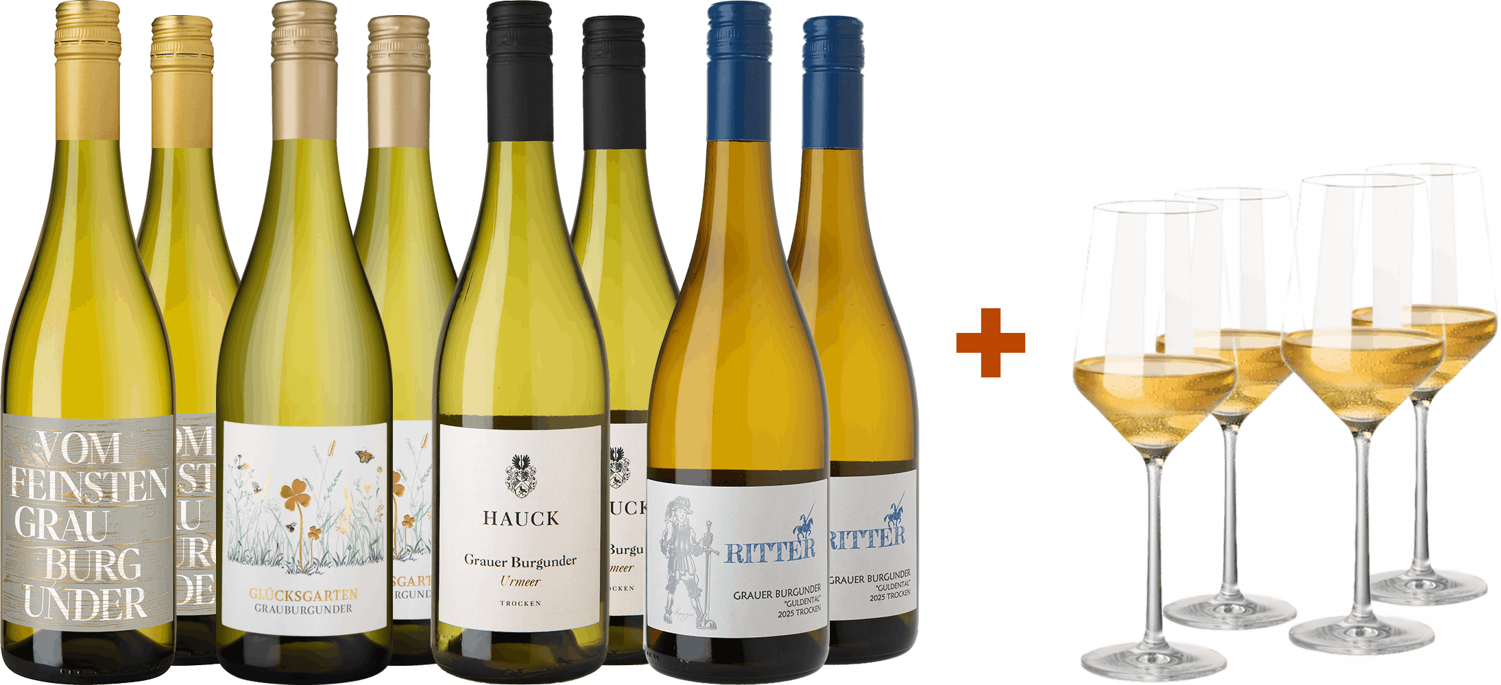 Grauburgunder Gläser-Paket