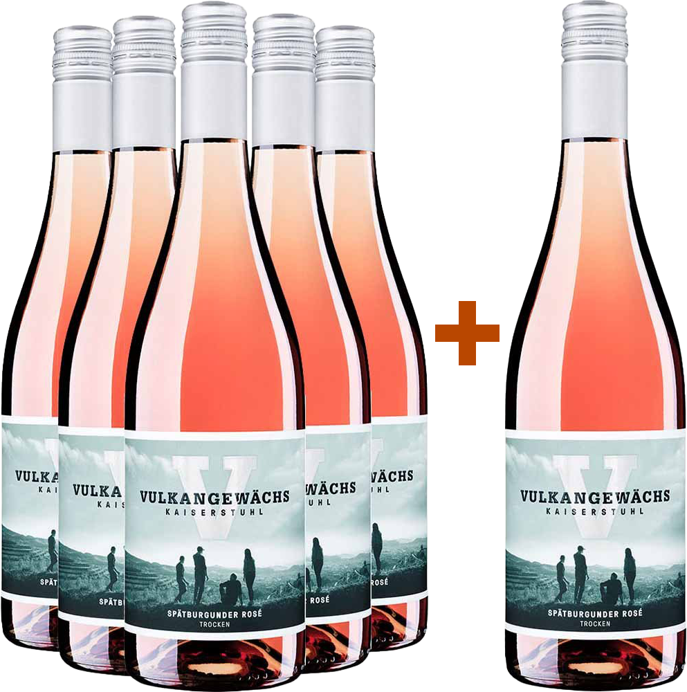 5+1 Vulkangewächs-Rosé-Paket
