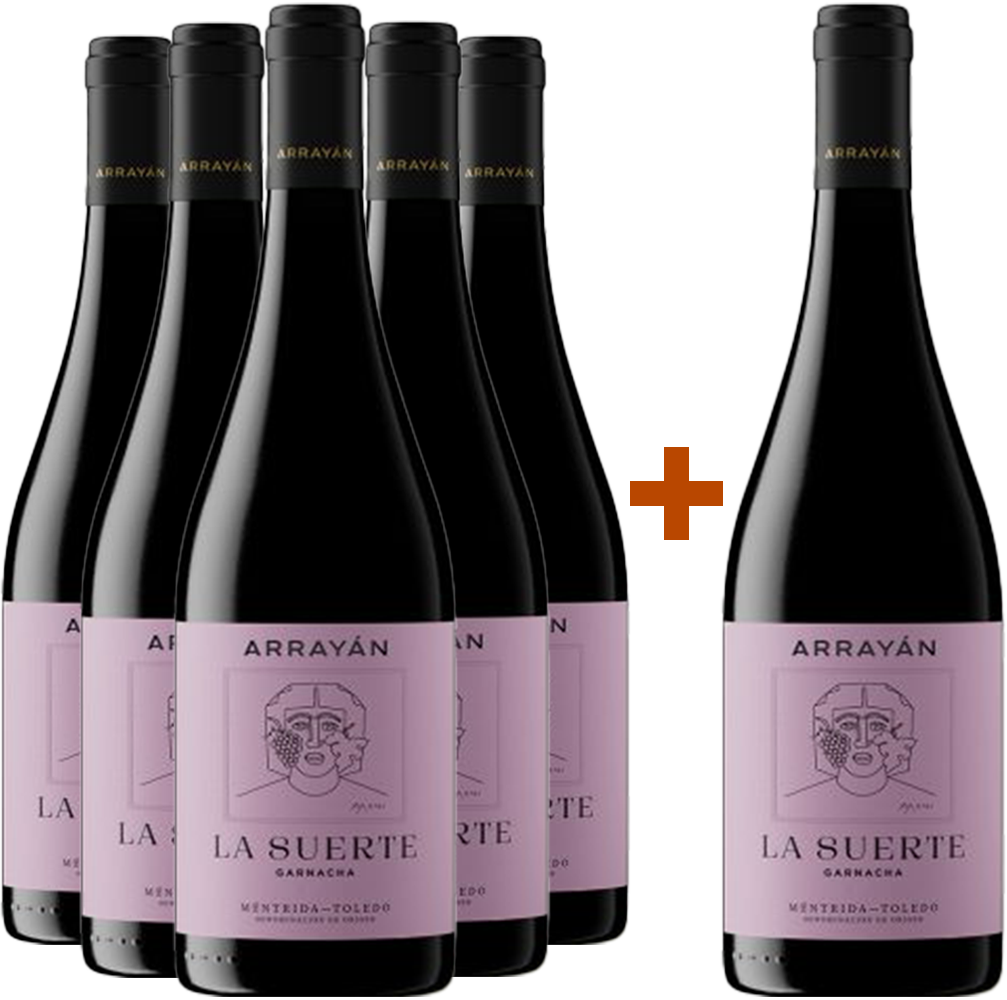 Aktionspaket 5+1 La Suerte de Arrayán Garnacha