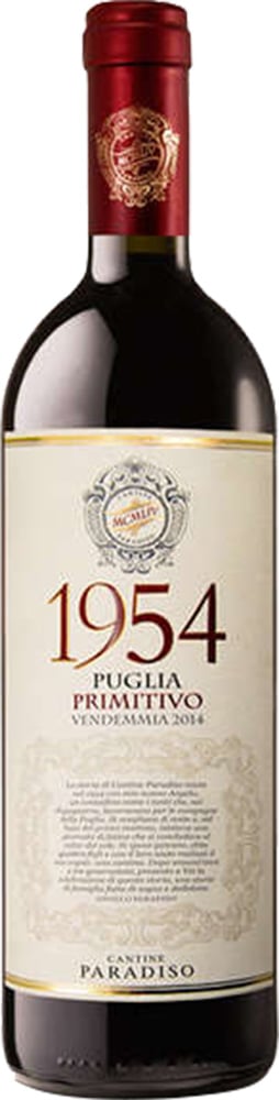 2021 Paradiso 1954 Primitivo Puglia IGP