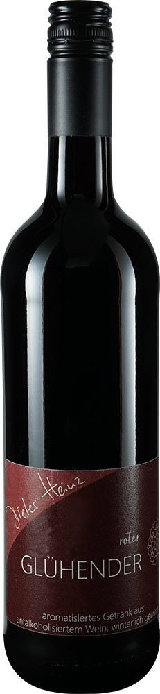 Glühender rot - aus entalkoholisiertem Wein