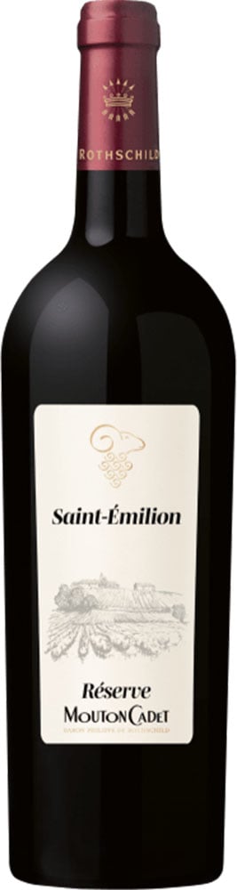 2020 Mouton Cadet Réserve Saint Emilion AOP reflection