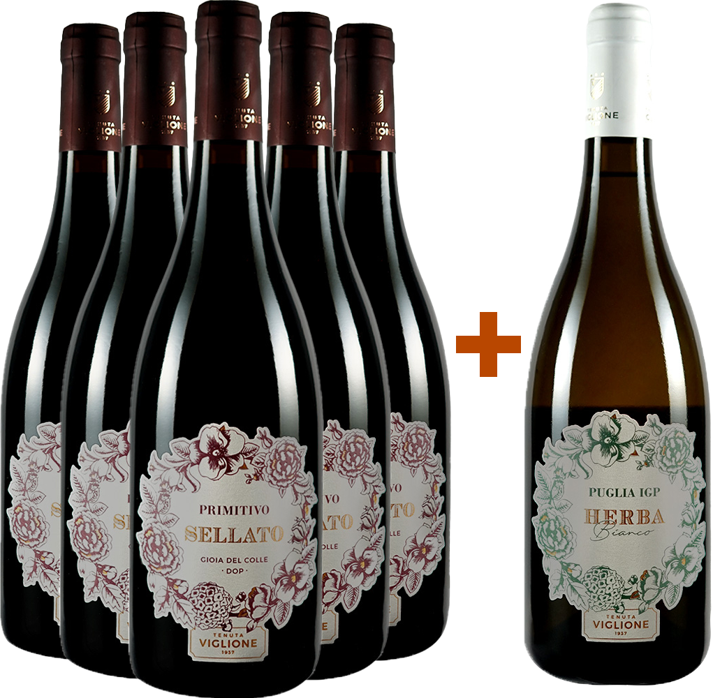 5+1 Paket Primitivo & Verdeca BIO