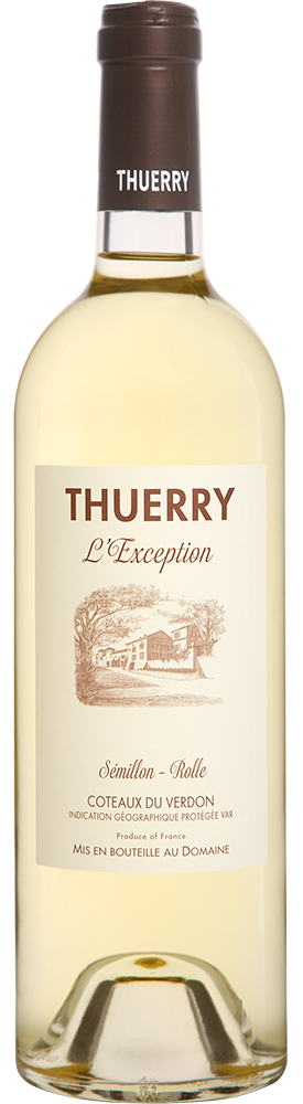 2024 L’Exception Blanc Coteaux du Verdon IGP BIO