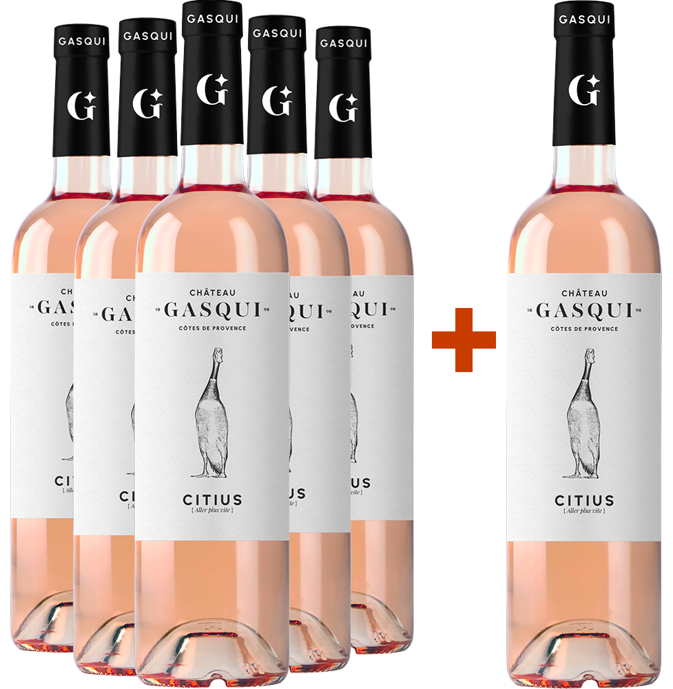 5+1 Paket CITIUS Rosé Bio BIO