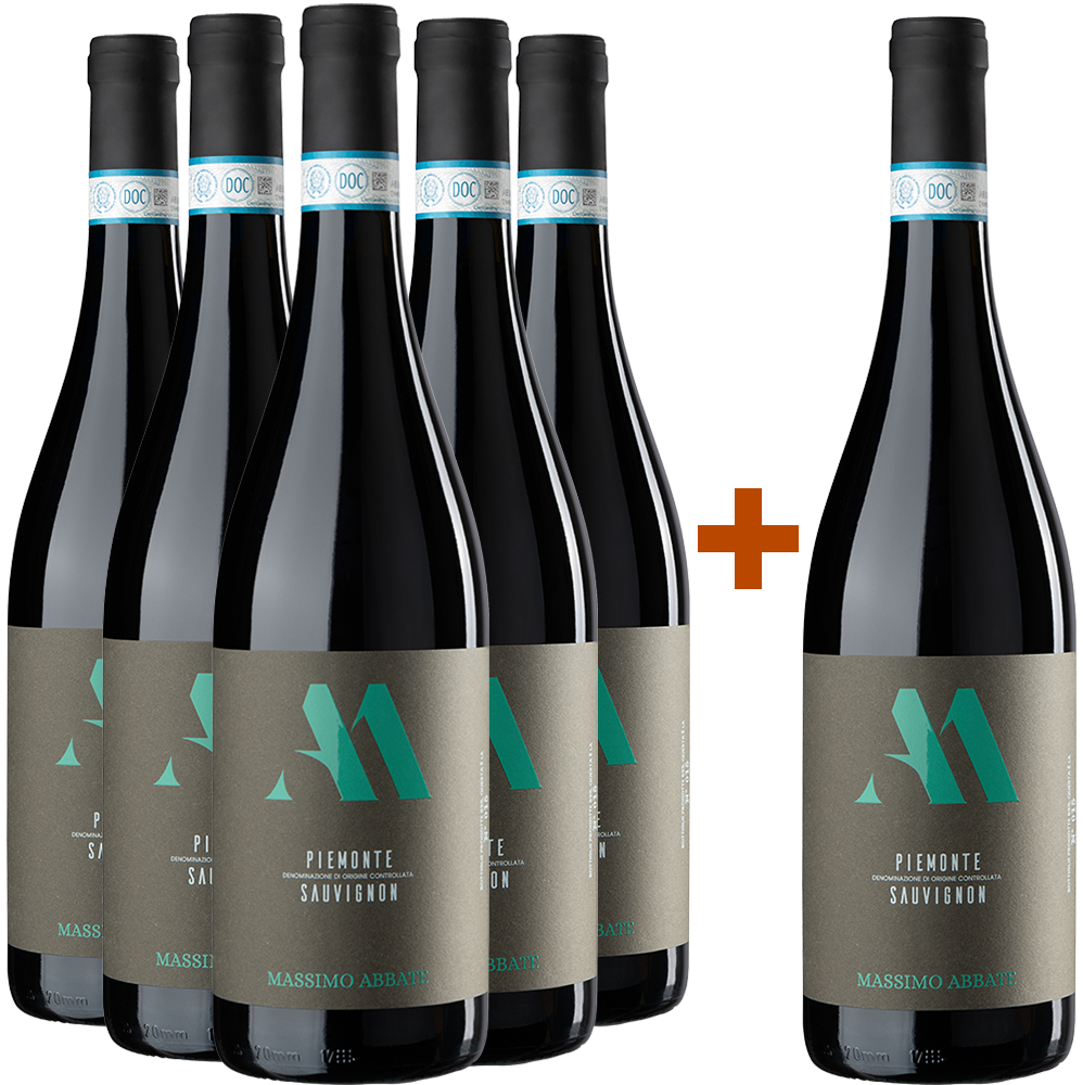 5+1 Paket Sauvignon Piemonte DOC