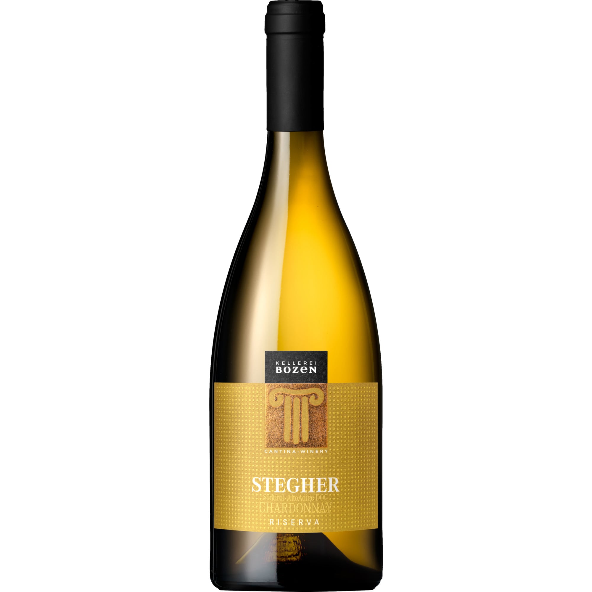 2022 Kellerei Bozen Stegher Chardonnay Riserva reflection