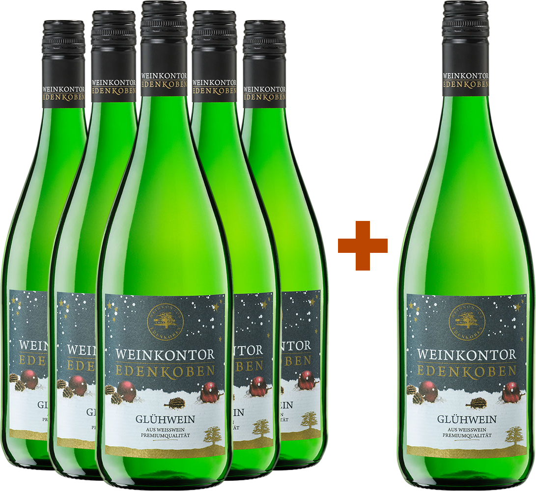 5+1 Paket Glühwein weiß 1,0 L