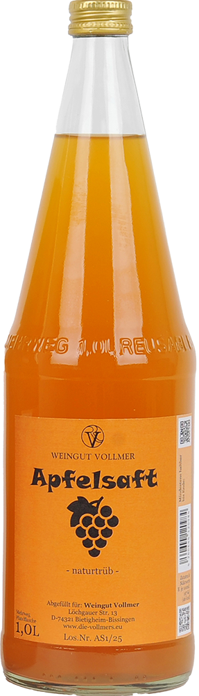 Apfelsaft Naturtrüb 1,0 L