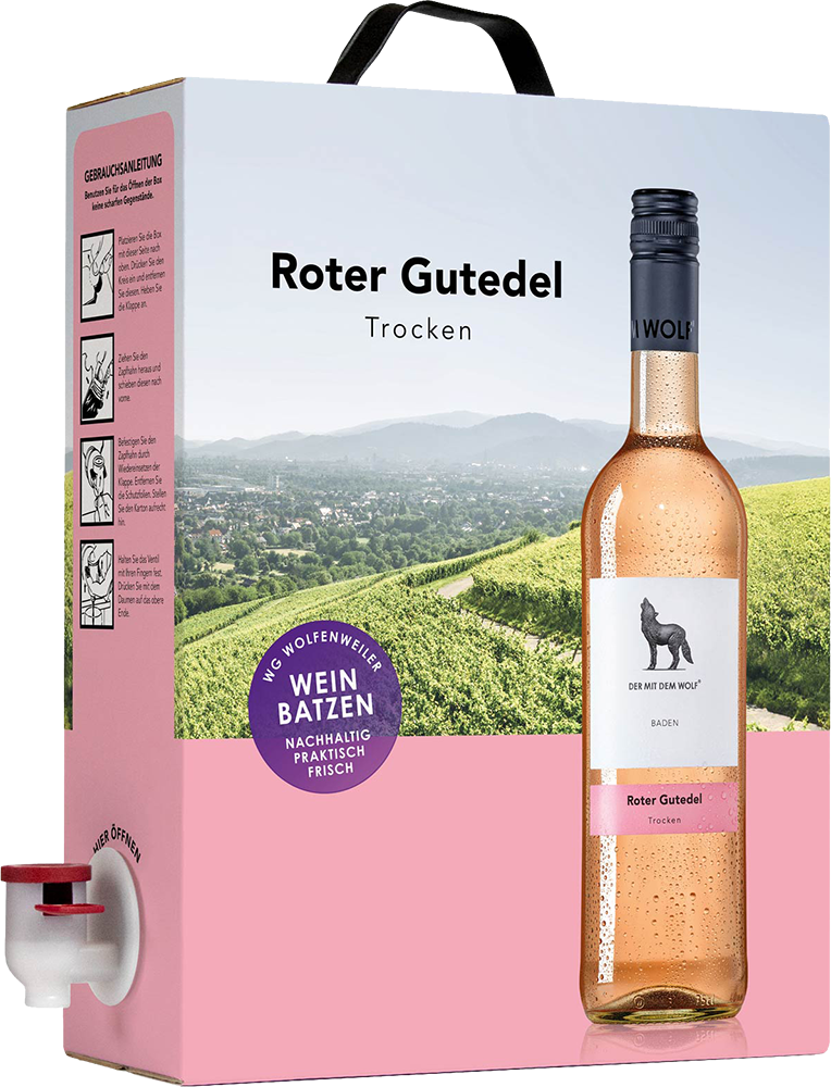 Roter Gutedel 3 Liter BIB 3,0 L