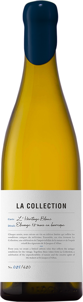 2024 Cuvée l'Héritage Collection Blanc Pays d'Oc IGP BIO