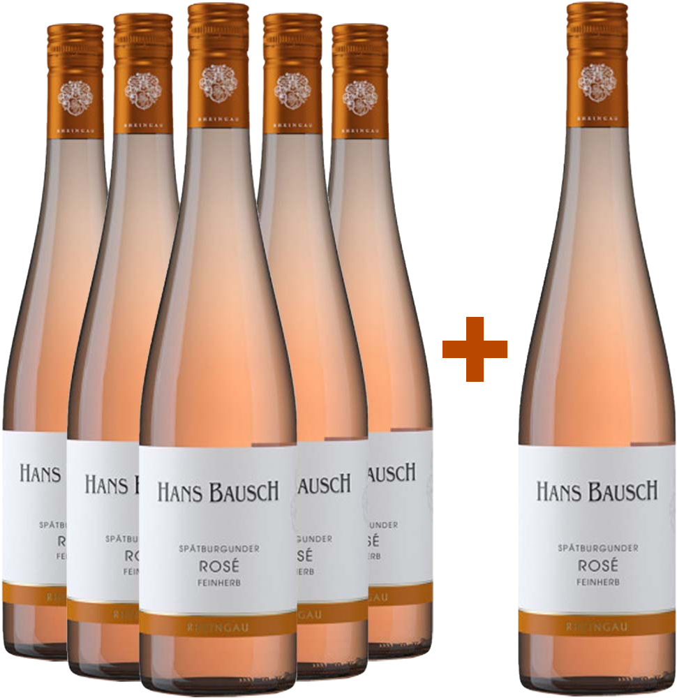 5+1 Paket Rheingau Spätburgunder Rosé feinherb