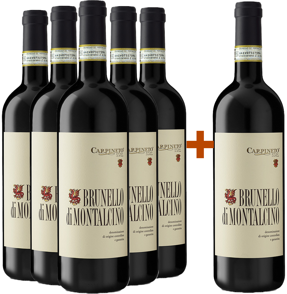 5+1 Paket Brunello di Montalcino DOCG