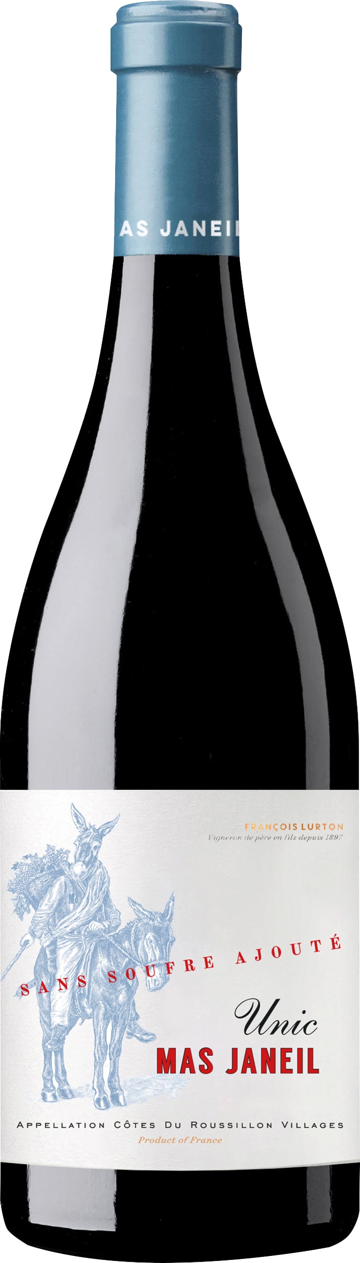 2019 Unic sans soufre Côtes du Roussillon AOP reflection