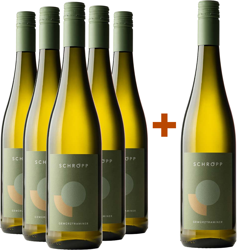5+1 Paket Gewürztraminer halbtrocken