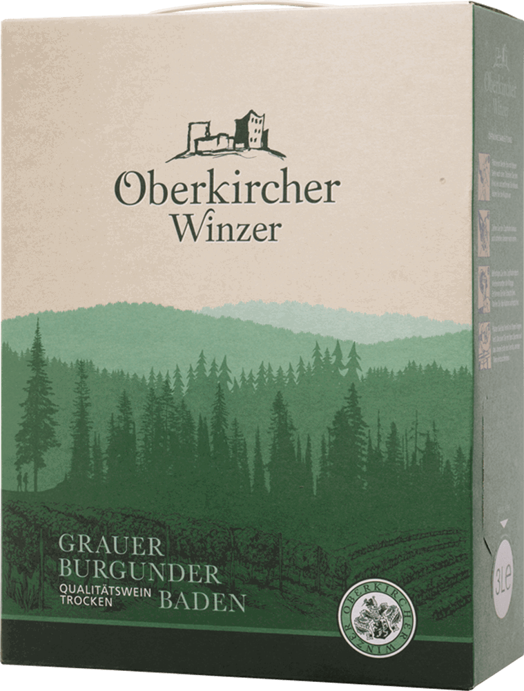 2024 Oberkircher Bag-in-Box Grauer Burgunder 3,0 L