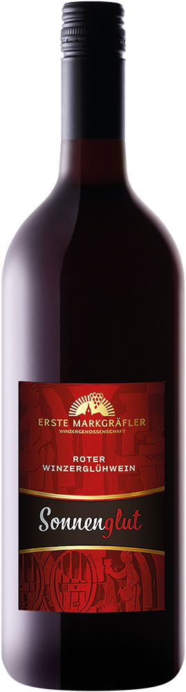 Erste Markgräfler Sonnenglut Roter Glühwein 1,0 L