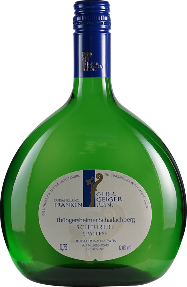 2018 Scheurebe Spätlese Thüngersheimer Scharlachberg