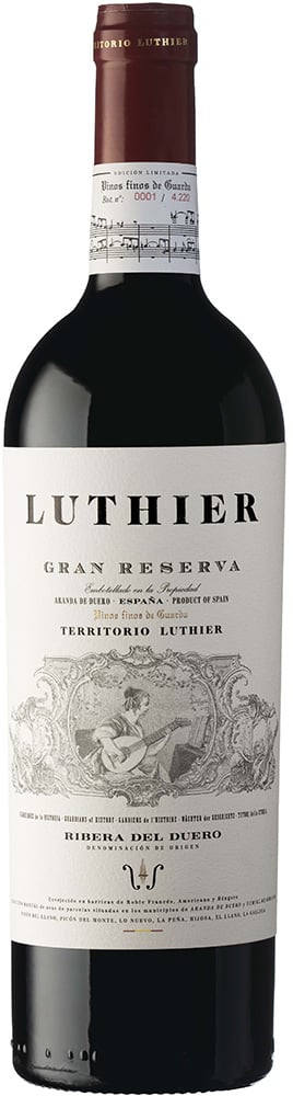 2012 Luthier Gran Reserva Ribera del Duero DO reflection