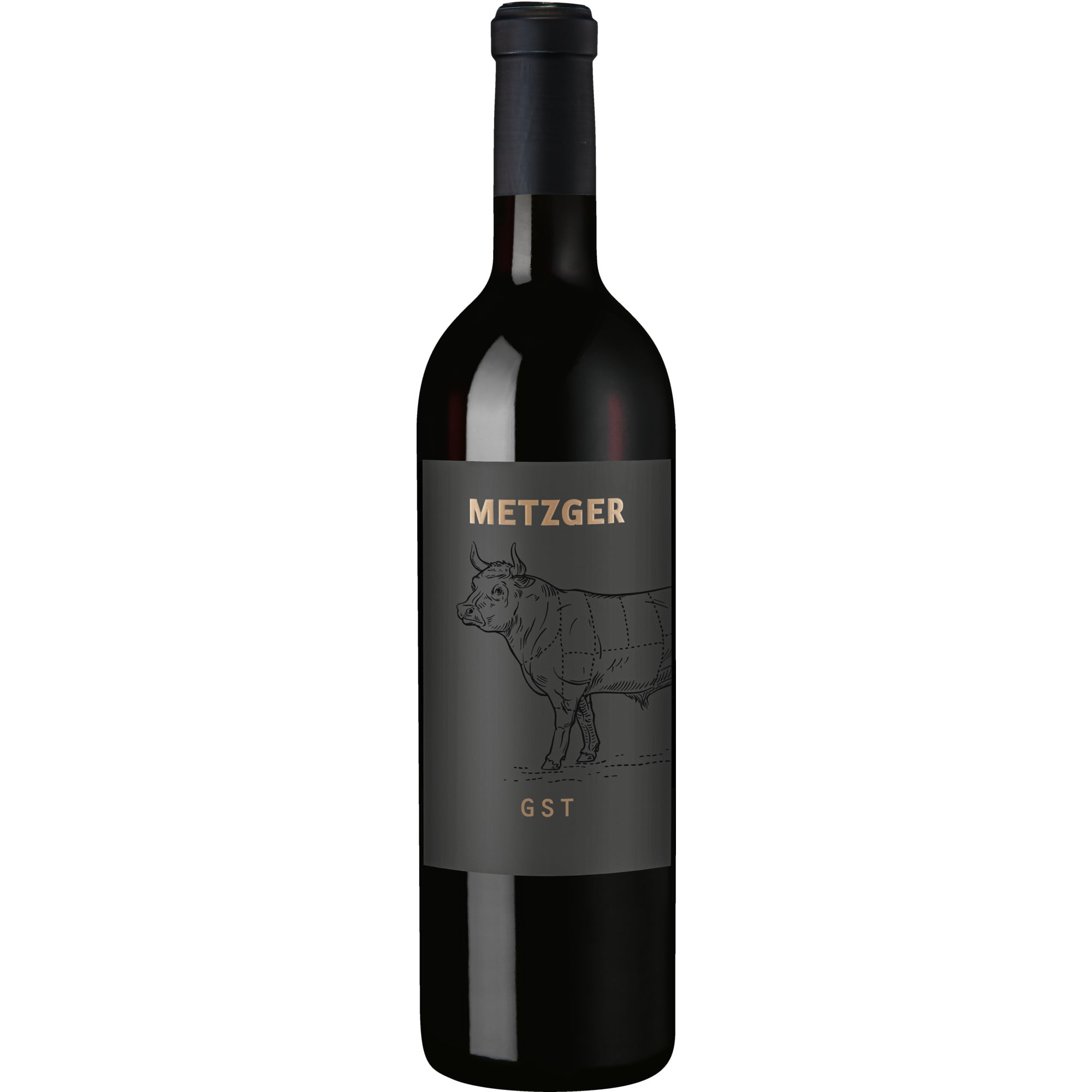 2022 Metzger GST Cuvée Rot reflection