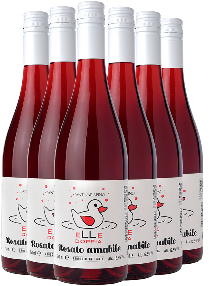 Rapino Rosato ELLE DOPPIA-Paket