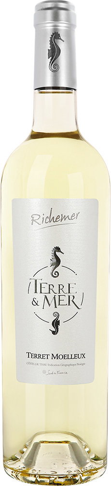 2024 Terre & Mer Blanc Côtes de Thau IGP reflection