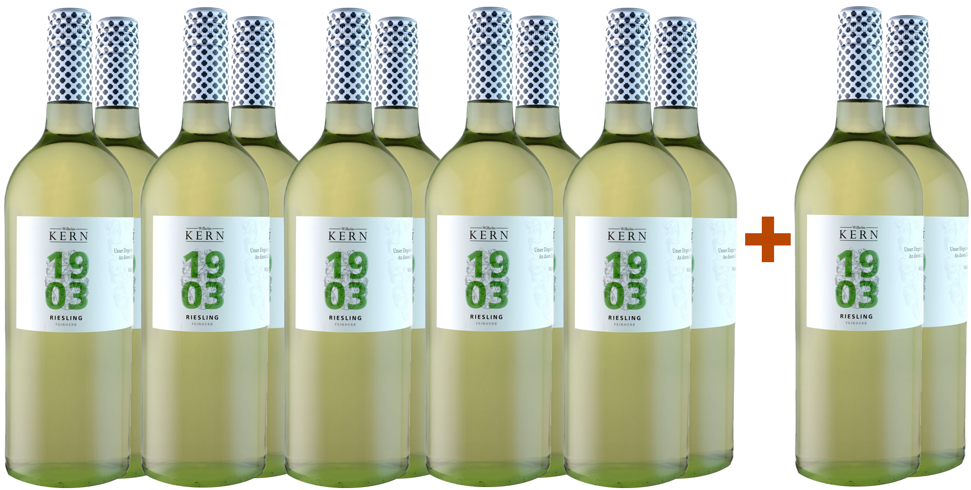 10+2 Paket "1903" Riesling feinherb 1,0L