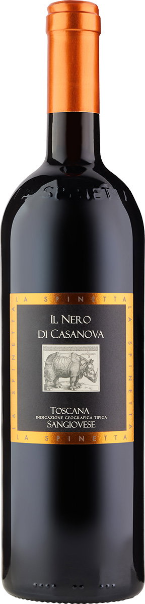 2021 Il Nero di Casanova Toscana IGP reflection