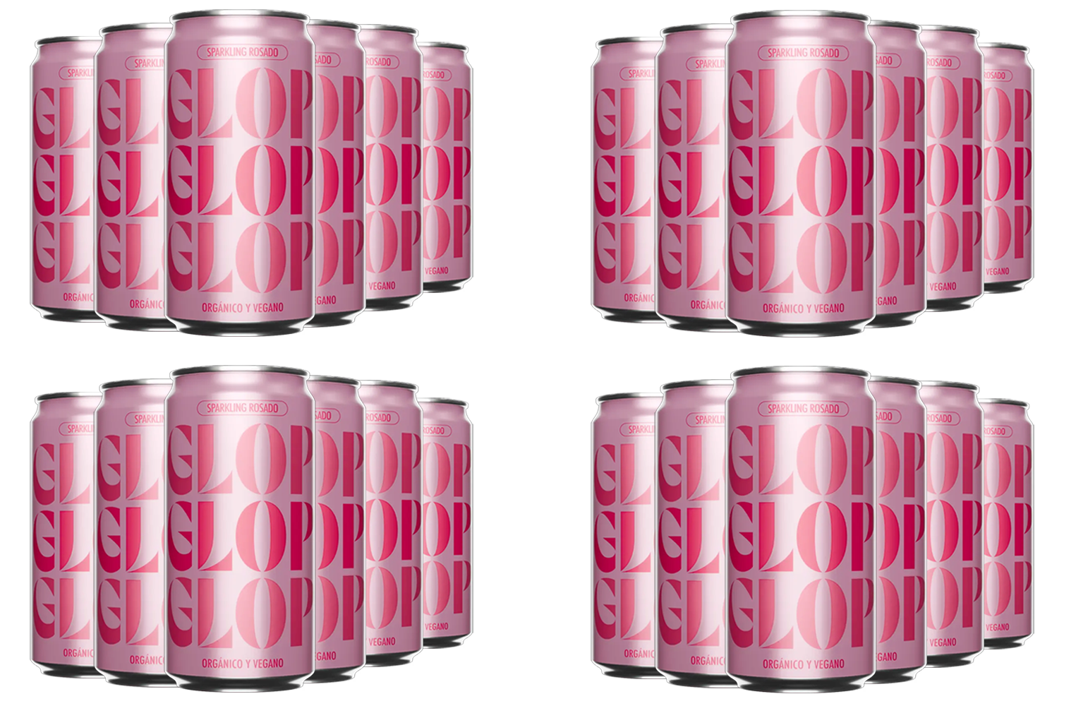 Aktionpaket 24 Glop Rosé Sparkling Cataluña DO BIO 0,2 L BIO