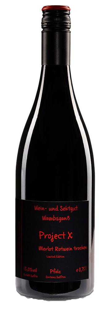 2020 Merlot Rotwein Project X