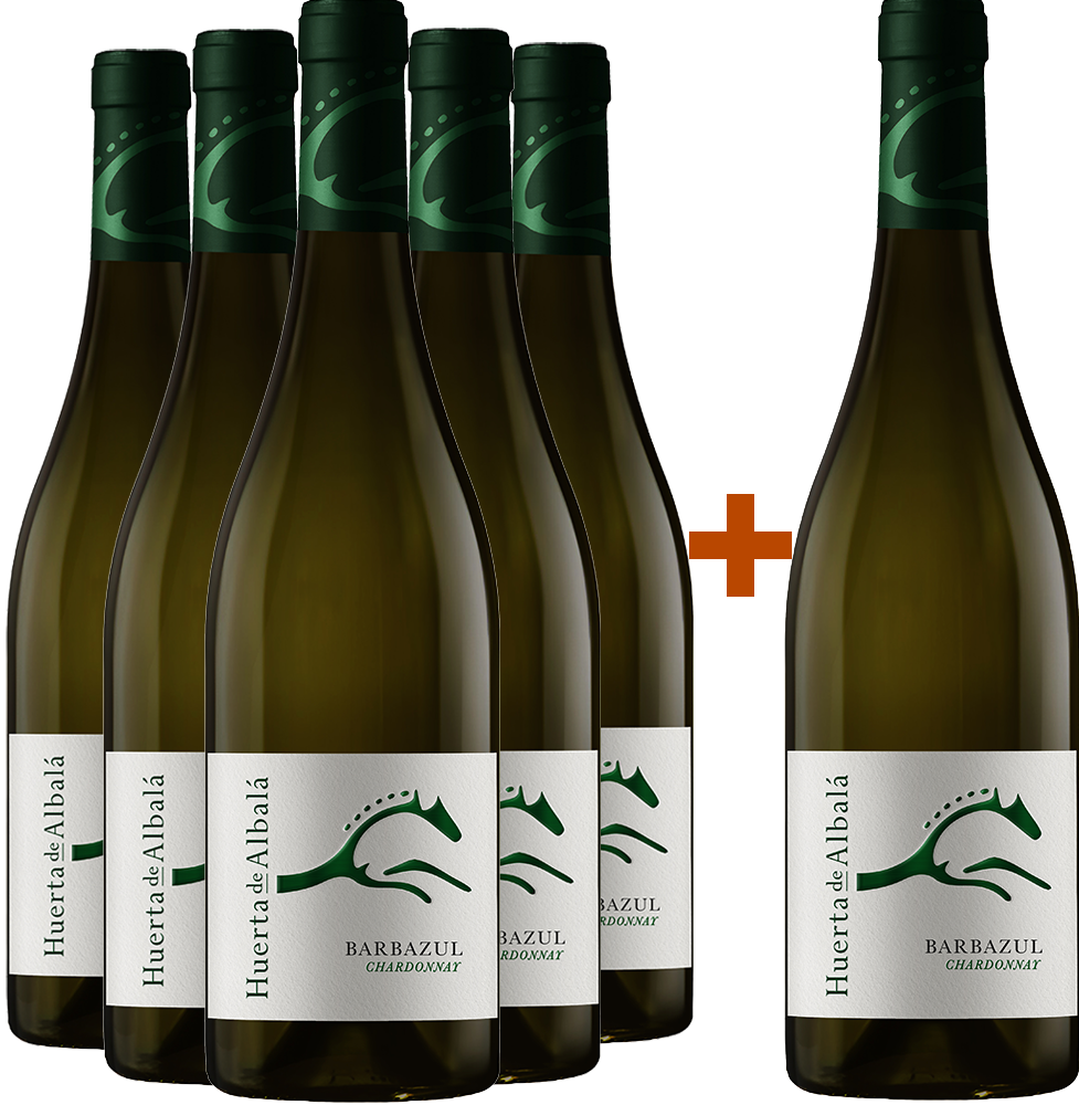 Barbazul Blanco Chardonnay 5+1 Aktionspaket Cádiz VT