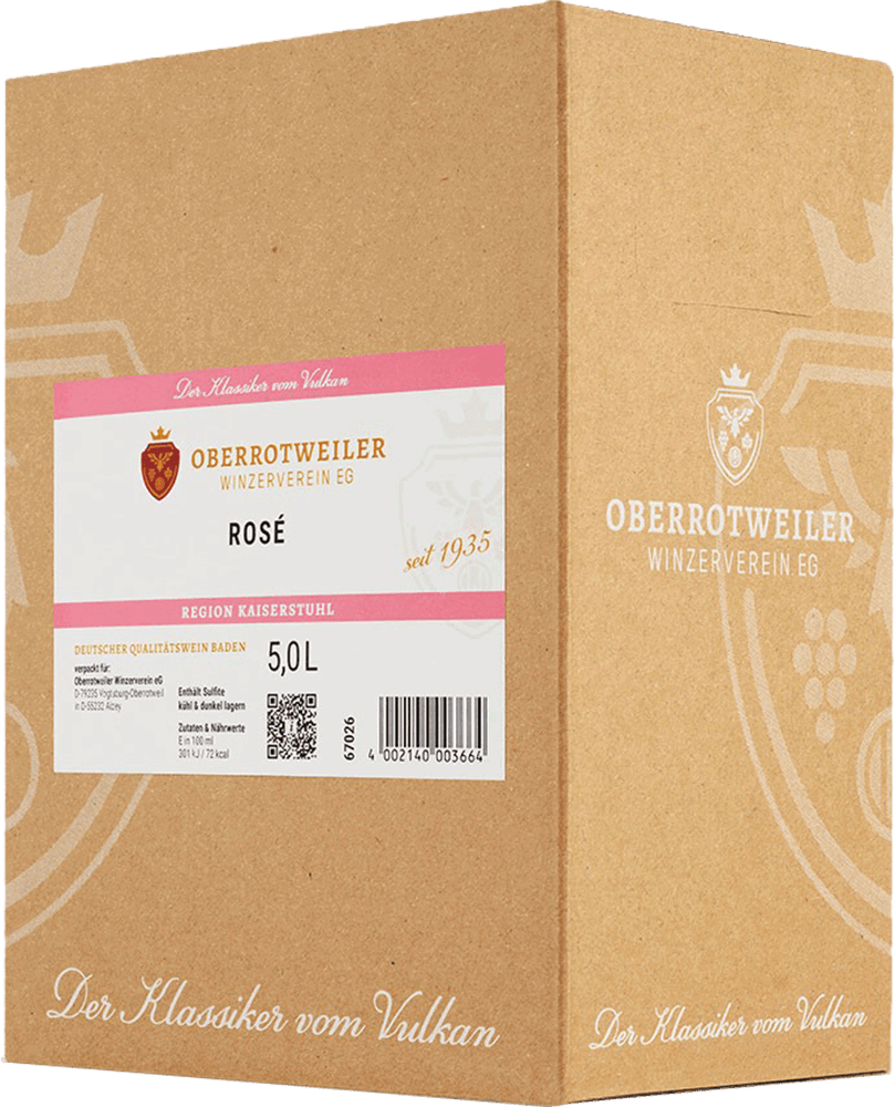 2025 Oberrotweiler Rosé Bag in Box 5,0 L