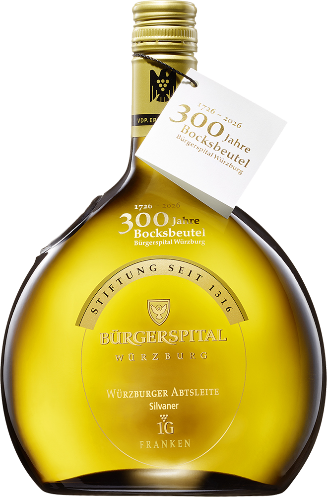 2025 Würzburger Abtsleite Silvaner 1G ERSTE LAGE '300 Jahre Bocksbeutel Bürgerspital'