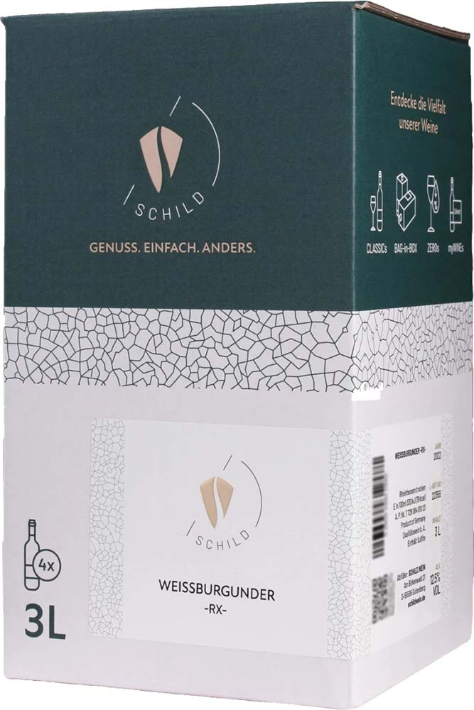 2024 Weissburgunder -RX- Bag-in-Box (BiB) Premium; Barrique 3,0 L