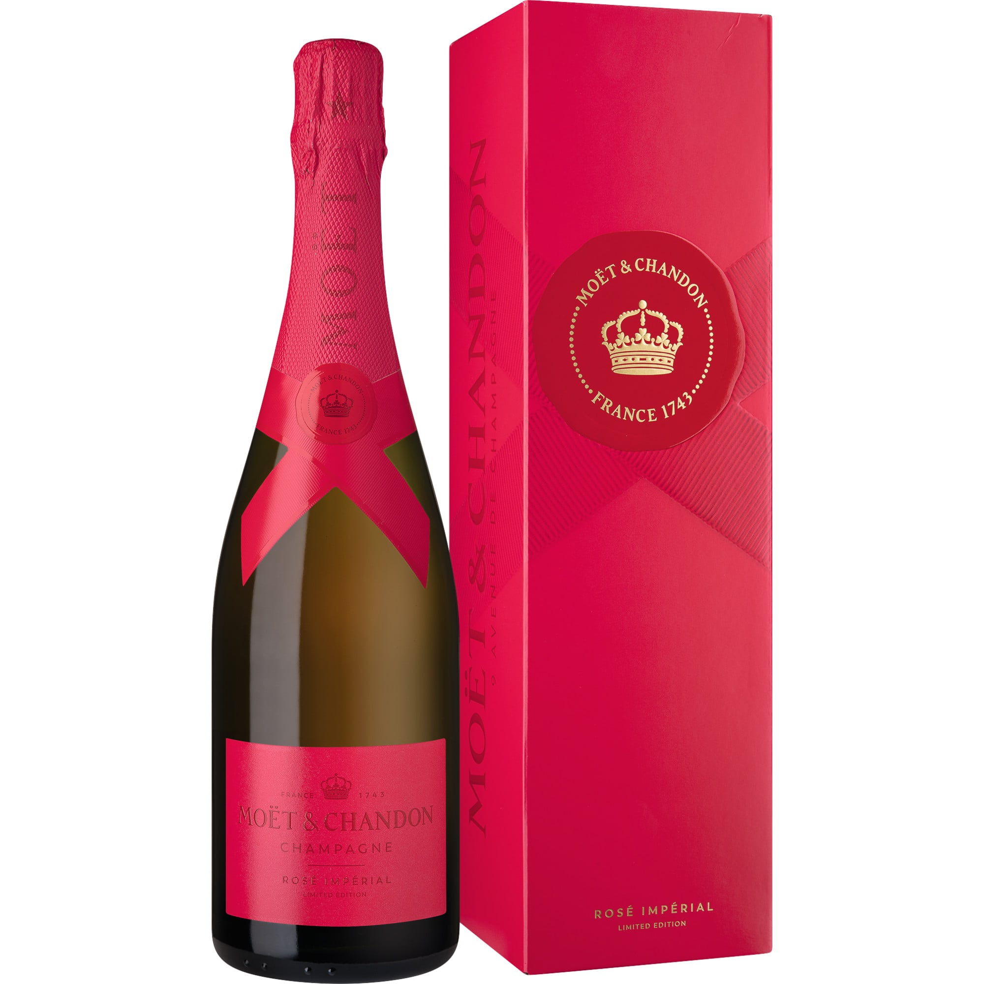 Champagne Moet & Chandon Imperial Rosé Pink reflection