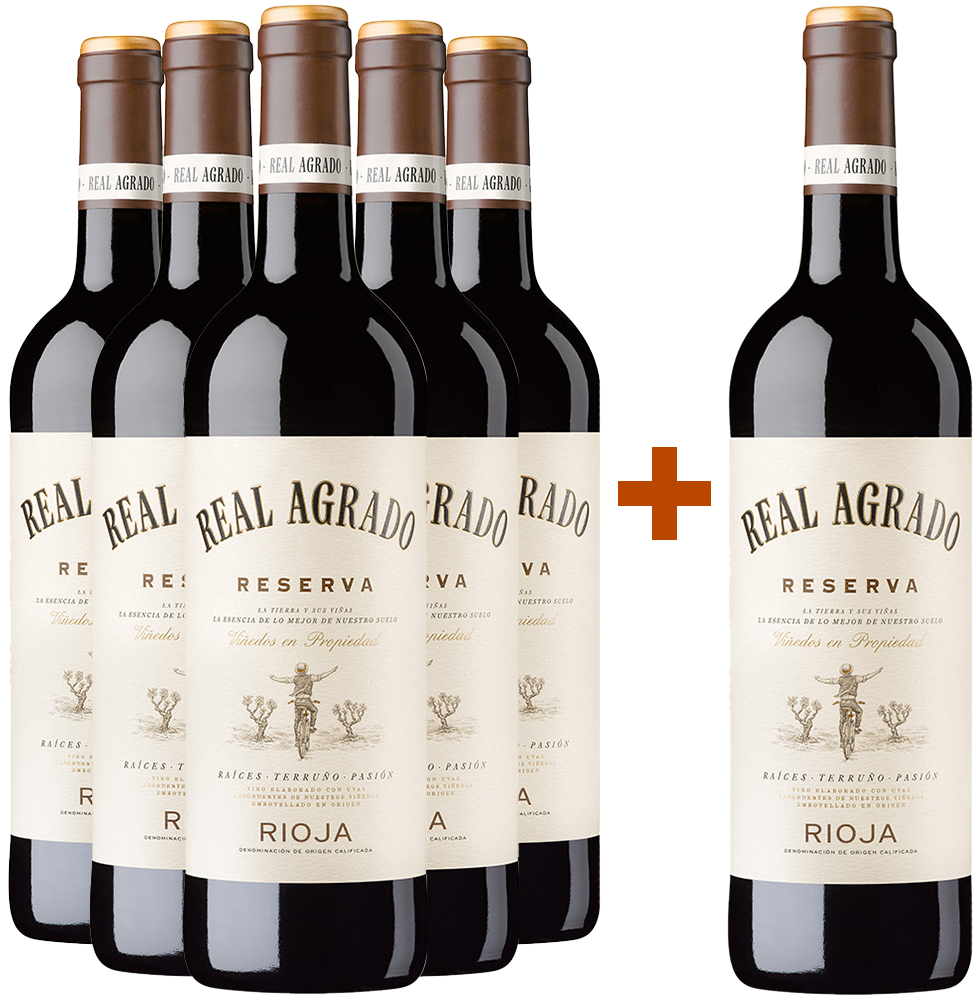 5+1 Aktionspket Real Agrado Reserva Rioja DOCa
