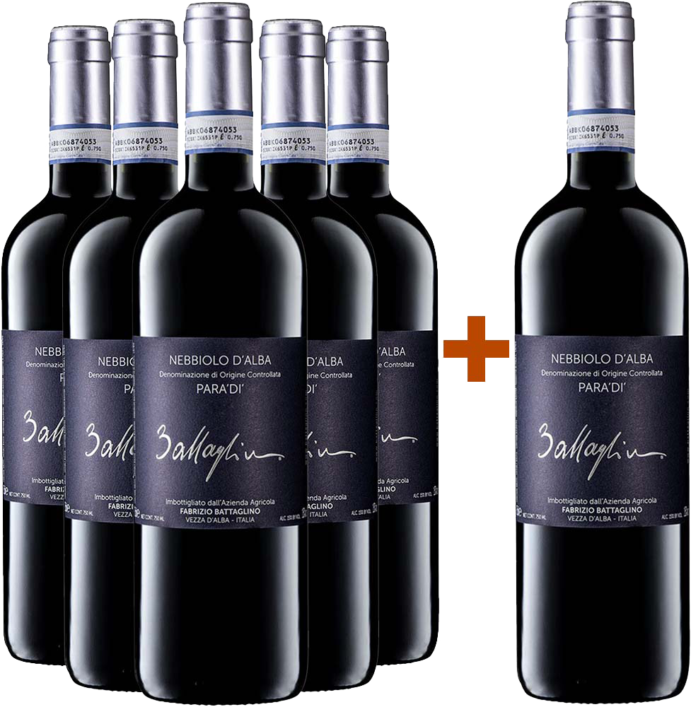 5+1 Paket Paradì Nebbiolo d'Alba DOC