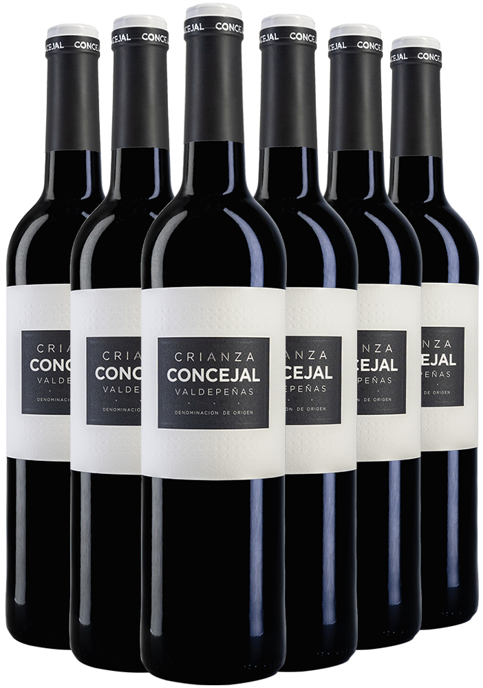 Valdepeñas Concejal Crianza-Paket Valdepeñas DO