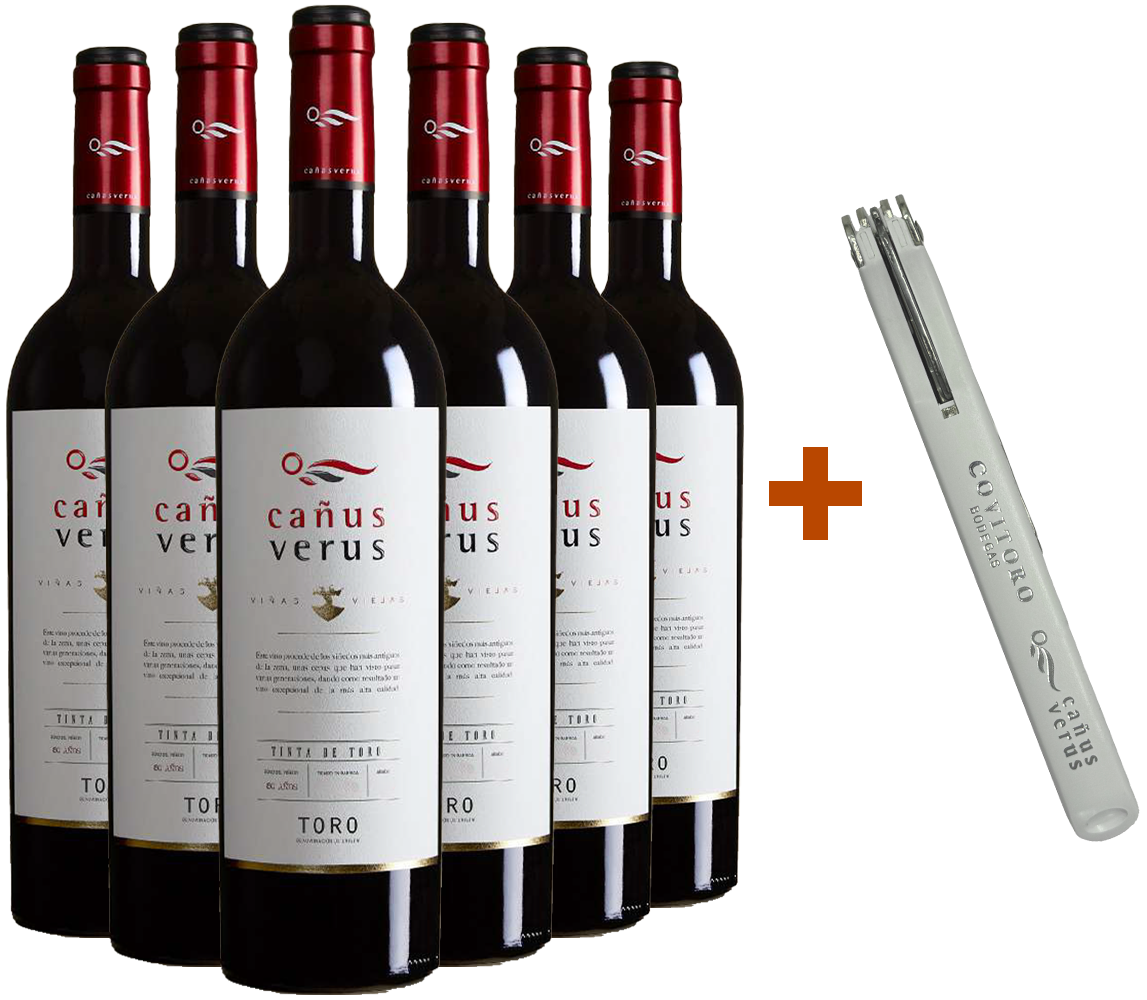Pack Descuento Cañus Verus Viñas Viejas Toro DO (+ sacacorchos de regalo)