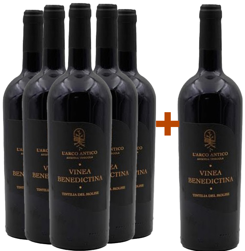 5+1 Paket Vinea Benedictina Tintilia del Molise DOC
