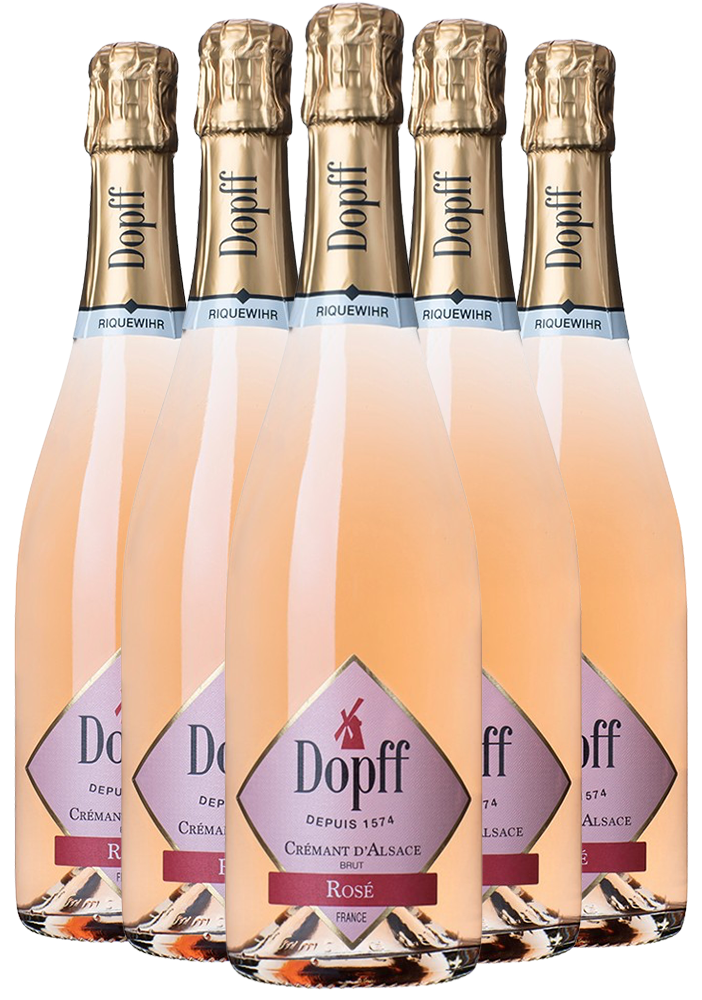 Rabattiertes Paket "Rosé Crémant d'Alsace" Alsace AOP