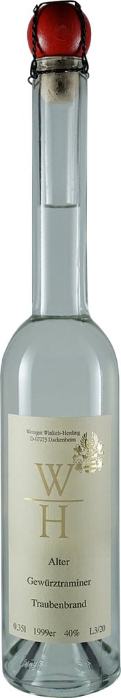 1999 Alter Gewürztraminer Traubenbrand, 0,35 L reflection