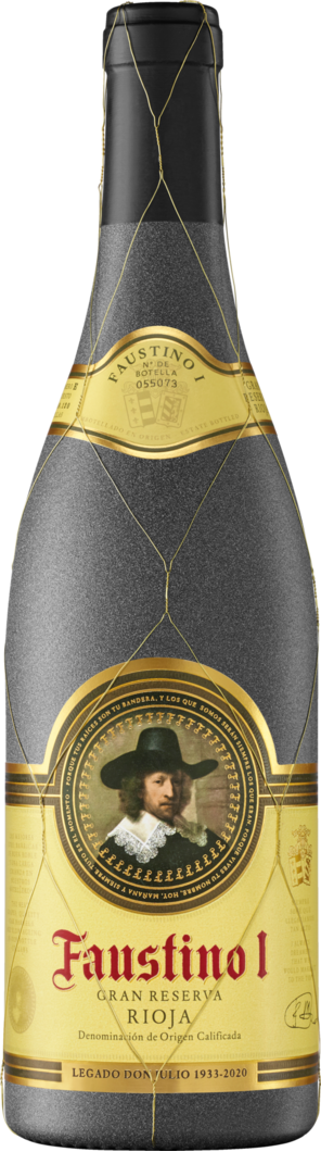 2016 Faustino I Rioja Gran Reserva 75 Aniversario reflection