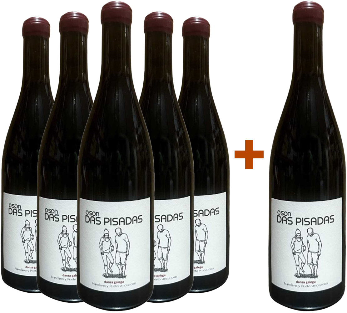 Pack Descuento 5+1 Nanclares O Son das Pisadas Rías Baixas DO