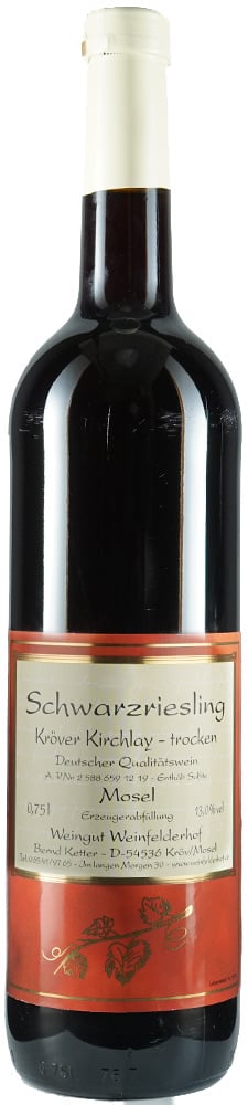 2018 Schwarzriesling Rotwein