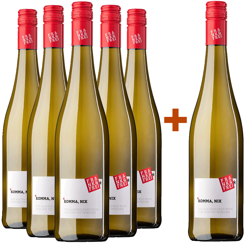 5+1 Paket Frank & Frei "Komma, Nix" alkoholfrei
