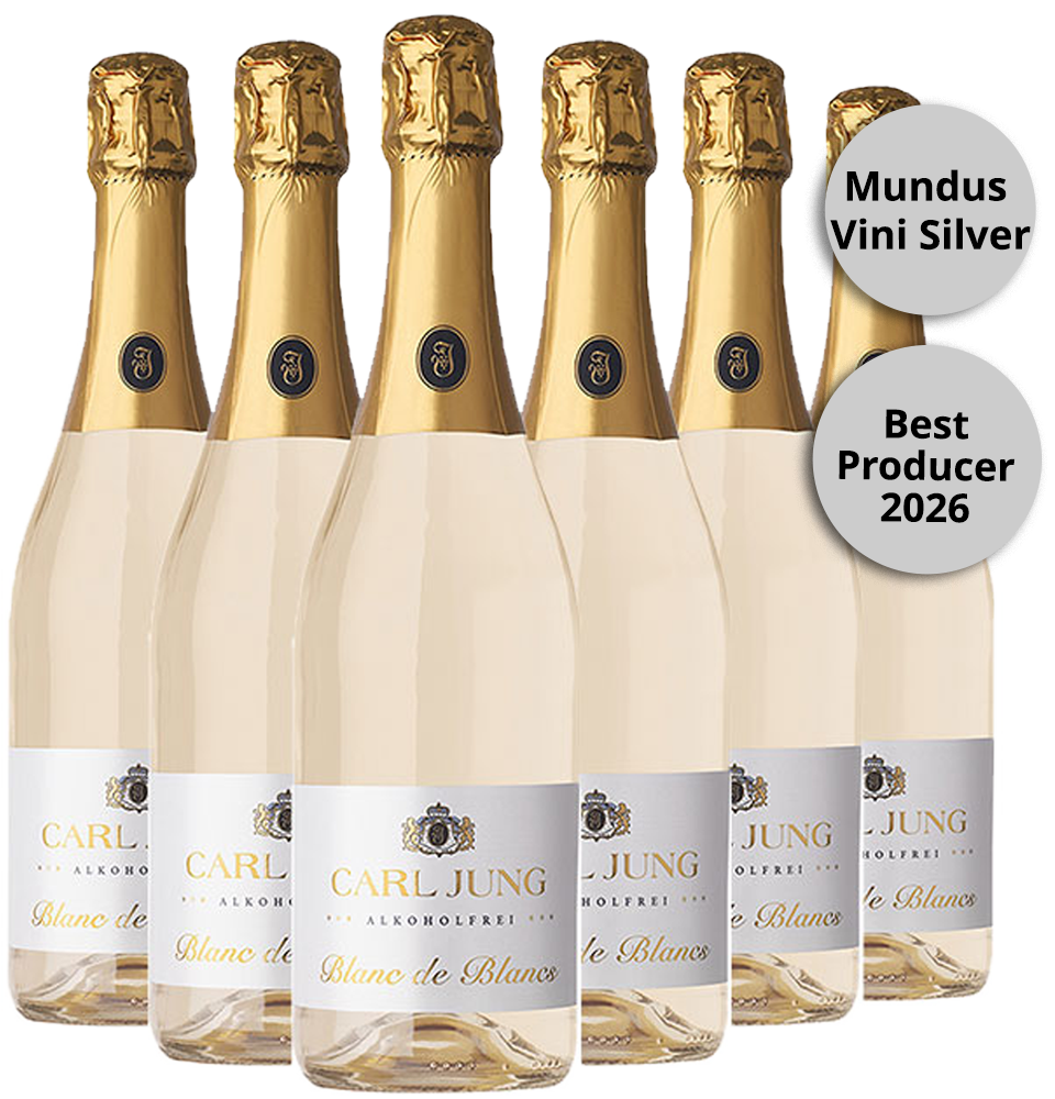 Blanc de Blancs Chardonnay - schäumendes Getränk aus entalkoholisiertem Wein (6 Flaschen)