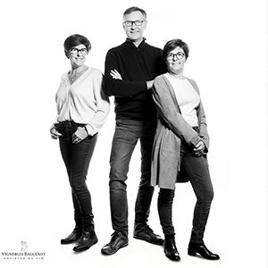 Das Trio von Vignobles Raguenot