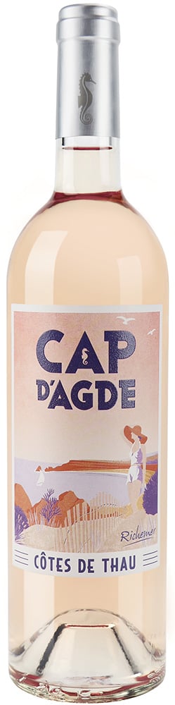 2024 Cap d'Agde Souvenirs Rosé Côtes de Thau IGP reflection